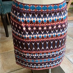 J Crew pattern skirt